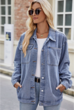 VINTAGE WASHED DENIM JACKET